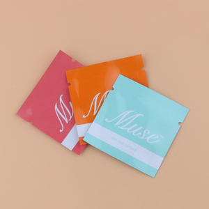 Sacchetto di plastica personalizzato stampato in lamina laminata Mylar per maschere viso, patch leviganti per petto, <span class=keywords><strong>fronte</strong></span>, sotto gli occhi e collo - Product Image 3