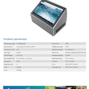 Veterinary Use ECI-400S Sperm Quality Analyzer 64GB Storage - Product Image 2