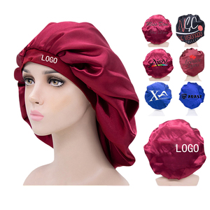 Bonnets en velours doux unisexes avec logo personnalisé, Doo Rags, chapeau de pirate uni, bonnets pour hommes, Durags avec longue queue pour hommes - Product Image 3