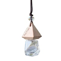 Diffuseur d'arômes en verre transparent carré de luxe 8 ml, flacon de parfum pour aromathérapie, rafraîchisseur d'air