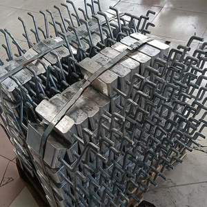 Nhà Máy Chất Lượng Tốt 99.7% Đường Ống Dẫn Gỉ Phòng Chống Đúc Kẽm <span class=keywords><strong>Anode</strong></span> Giá Magiê Nhôm Kẽm Hợp Kim Sacricial Cực dương - Product Image 6