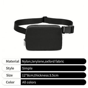 Large-capacity Nylon Bum Bag Men's Ladies Smart Storage Crossbody Bag for Sale - Product Image 4
