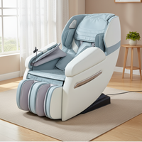 Fauteuil de massage ergonomique pour le corps entier avec thérapie thermique et fonction d'inclinaison à gravité zéro pour la maison et le bureau