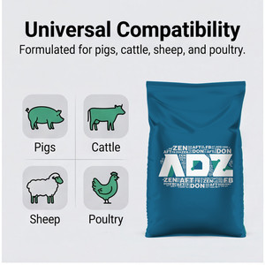Additif alimentaire mixte, peptide à petite molécule, Bacillus subtilis, promoteur de croissance pour bovins et ovins - Product Image 3