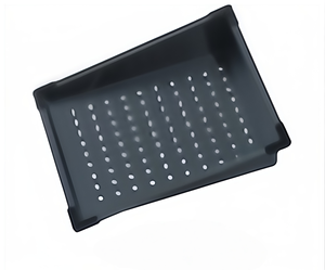 Fregadero de Cocina de Acero Inoxidable Hecho a Mano 201, 2.0mm de Grosor, Acabado Cepillado, Opciones de Color Negro y Gris - Product Image 4