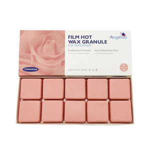 Bloc de cire chaude en gros 500g Rose Rose Dépilatoire Microcristalline OEM/ODM Épilation Visage et Corps Peaux Sensibles - Product Image 1