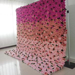 Dimensioni personalizzate tessuto decorazione della parete del fiore sfondo di nozze centrotavola fiore di vita arte della parete sfondo foto - Product Image 1