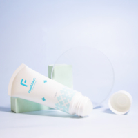 Tube en canne à sucre souple de couleur personnalisée avec applicateur à bille roulante