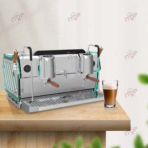 Machine à café expresso commerciale 2 groupes Expresso italien Fabricant personnalisé avec <span class=keywords><strong>prix</strong></span> Entièrement automatique Machines à café italiennes - Product Image 5