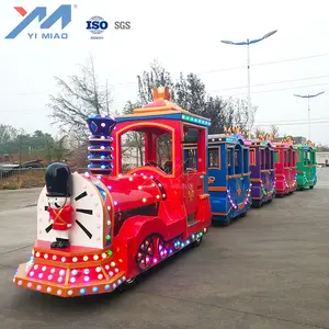 Trading hot products amusement park sightseeing game tourist road train electric trackless train rides