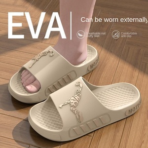 Pantuflas <span class=keywords><strong>de</strong></span> EVA para Hombre, con Punta Abierta, Impermeables, con Suela Gruesa, Antideslizantes y Resistentes al Desgaste, para <span class=keywords><strong>Baño</strong></span> - Product Image 2