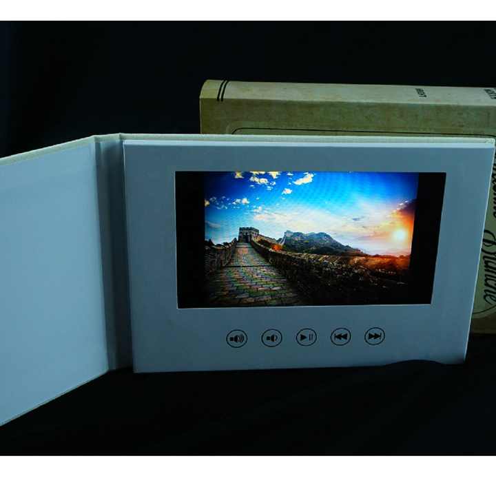 10/20minute/1 Hour Video Book Customizable Photo and Video-playing Book Digital Greeting Cards for Birthday Wedding Marketing