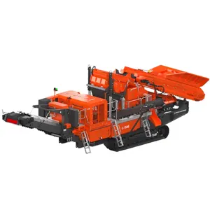 Track-mounted Crawler Mobile Gravel Stone Cone Crusher Station Machine Prices For Gold Silver Copper Mining Crushing Plant