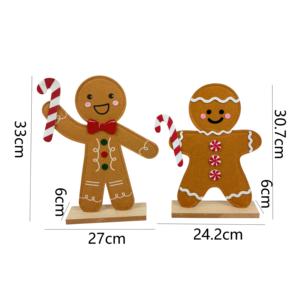 Casa tradizionale carina decorazione per le vacanze fatto a mano in piedi uomo di pan di zenzero giocattolo ornamento di feltro di natale per albero di Natale