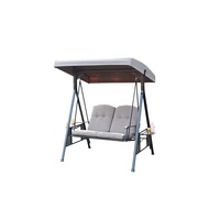 Design moderne le plus populaire en gros Marrakech balançoire double chaise de patio pour jardin autoportant
