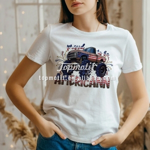 Turnaround rapido 4 ° di July DTF trasferisce la stampa a trasferimento termico a scelta con consegna rapida lavabile e durevole - Product Image 3