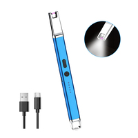 Briquet électrique à bougie plasma rechargeable électronique pour barbecue Briquet USB extérieur cuisine coupe-vent métal Logo personnalisé CLASSIC