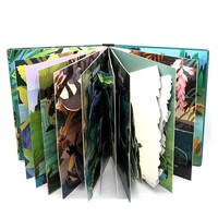 Libro Pop-up de Cartón Ecológico con Tapa Dura y Logotipo Personalizado, Muestra Gratuita, con Color Personalizado para el Aprendizaje y la Diversión de los Niños