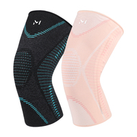 KS-2312 # Soporte Deportivo para Rodilla con Barras de Resorte de Doble Cara, Tiras de Silicona Antideslizantes, Funda de Rodilla Elástica Transpirable de Tejido Elástico