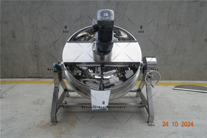 Ace Industrial Stainless Steel 500L Jacketed Kettle with Agitator for Flour Mill and Bakery Applications - Product Image 2