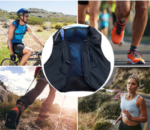 Gilet d'hydratation unisexe de haute qualité en polyester léger, sac à dos imperméable avec fermeture éclair, sport, cyclisme, marathon, course sur sentier - Product Image 6