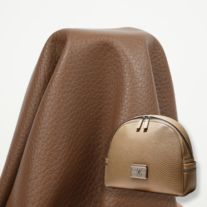 1.2mm High-quality <strong>PU</strong> <strong>Leather</strong>, Lychee Grain Fleece Backing For Luxury Bags &amp; Wrapping - Product Image 2