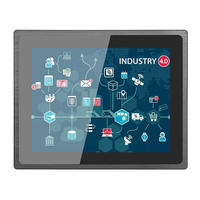 Computadora Industrial de Panel de 10.4 Pulgadas, PC Todo en Uno Resistente con Pantalla Táctil IP65 Sin Ventilador para Manufactura Inteligente