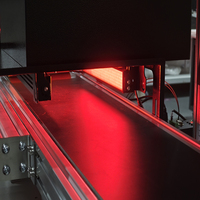 Caméra CCD 20W 30W 50W Positionnement de vision à fibre optique Machine de marquage laser à mise au point automatique avec plate-forme mobile à axe XY