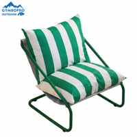 Fauteuil inclinable moderne avec dossier réglable, fauteuil individuel en métal pour salon et chambre à coucher