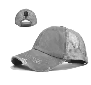 2025 nueva tendencia sombrero de camión de alta calidad malla transpirable deportivo Dobby lavado sombrero de algodón - Product Image 2