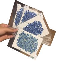 Bunga padat menyerap warna pola bunga kecil DIY bahan seni bunga bahan seni kuku dekorasi Resin