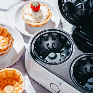 Produttore in acciaio inox elettrico doppio <span class=keywords><strong>Waffle</strong></span> Bowl <span class=keywords><strong>Maker</strong></span> Mini stile per uso domestico Hotel uso uovo bolle cono cialde Makers - Product Image 6