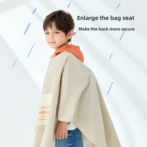 Poncho de lluvia grueso de doble capa impermeable para adultos lindo de alta calidad para niños - Product Image 2