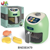 Juguete Educativo de Electrodomésticos para Niños, Juguete de Cocina con Freidora de Aire y Alimentos que Cambian de Color, Juguete de Cocina para Niños