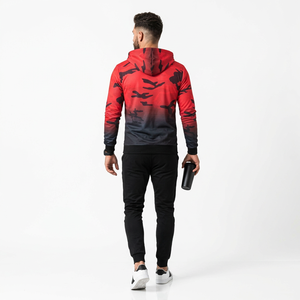 Sudadera con Capucha Amarilla para Hombre, Corte Regular, Estampado por Sublimación, con Bolsillo, Estilo Casual, para Otoño - Product Image 5