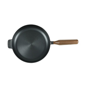 Nouvelle poêle à crêpes en fonte écologique <span class=keywords><strong>de</strong></span> gros, poêle en fonte polie et lisse pour crêpes, tortillas, plaque chauffante - Product Image 4