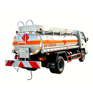 รถบรรทุกเคลื่อนที่เติมน้ำมันดีเซลแบบฝังถัง LPG ขนาด 4*2 พร้อมใบรับรองการส่งออก สำหรับขาย เติมน้ำมันยานยนต์ก่อสร้าง - Product Image 1