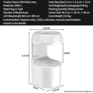 โคมไฟอบเล็บ365 + 405nm แบบคลื่นคู่ลูกปัด LED 4เม็ดแม้จะอบไฟไม่พราว36W พลังงานสูงพร้อมอินเตอร์เฟซ USB ที่เสถียร - Product Image 2