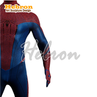 Kostum Spider-man 1 Andrew yang Disesuaikan untuk Perang Suku Klan, Halloween, Koleksi Pribadi Lengkap, Cosplay Film, Jas Trench