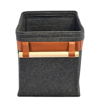 Panier à linge en feutre personnalisé, organisateur de vêtements pour enfants, panier à linge pour jouets, seau à linge