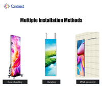 Personnalisé P1 P1.5 1.5 P1.8 P2 Sans Soudure Led Affiche Écran D'affichage Wifi Contrôle Affiche Led Panneaux D'affichage P2.5 Bannière Led Mur