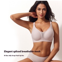 Soutien-gorge d'allaitement et de maternité confortable grande taille pour femme, sans armatures, respirant, doux pour la peau, motif uni