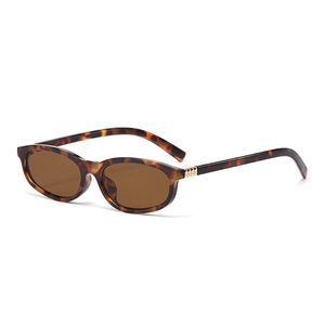 Jamie E5217 Small Frame Sunglasses Black <b>Plastic</b> UV400 Unisex Fashion Travel Commute - Product Image 4