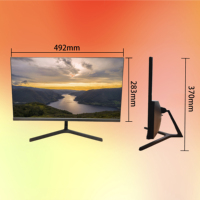 Monitor LCD FHD de 22/24 Pulgadas, IPS para Juegos, 75Hz, OEM LCED, 99% sRGB, Alto Contraste, Compatible con VESA, Monitor de Escritorio para PC