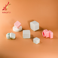 Vente d'usine - Pot en plastique mat carré avec couvercle, 5g, 10g, 15g, 30g, 50g, pour crème pour le visage, gel pour les ongles, cosmétiques, soins de la peau, conteneur personnalisé OEM/ODM