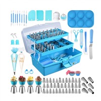 Outils de Fondant à logo personnalisé, accessoires de gâteaux, support rotatif en plastique, plateau tournant pour cuisson, Kit de décoration de gâteaux, 220/512 pièces/ensemble