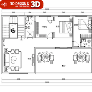 홈 인테리어 디자인 서비스 인테리어 디자인 서비스 3D 렌더링 인테리어 디자인 제품 3D 인테리어 디자인 서비스 - Product Image 3