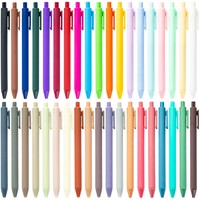 Stylo Gel Rétractable Macaron de Haute Qualité 0,5 mm Fournitures Scolaires et de Bureau