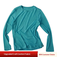 Camisas de Pesca de Manga Larga para Mujer al por Mayor - Diseño Liso en Lana Merino Transpirable y Ligera para Uso en Exteriores