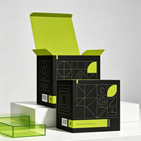 Boîte cadeau rigide en carton ondulé recyclable personnalisée, emballage écologique avec laminage mat, chaussettes, cosmétiques, savon artisanal, sel de bain